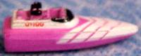 Line on sides extends half-way down hull - PINK