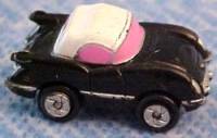 Black with White Top and Pink Windows, Silver Tail Lights