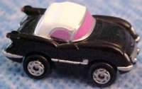 Black with White Top and PURPLE Windows, Red Tail Lights