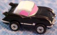 Black with White Top and Pink Windows, Red Tail Lights