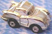 Silver? Chrome (may be very light gold)